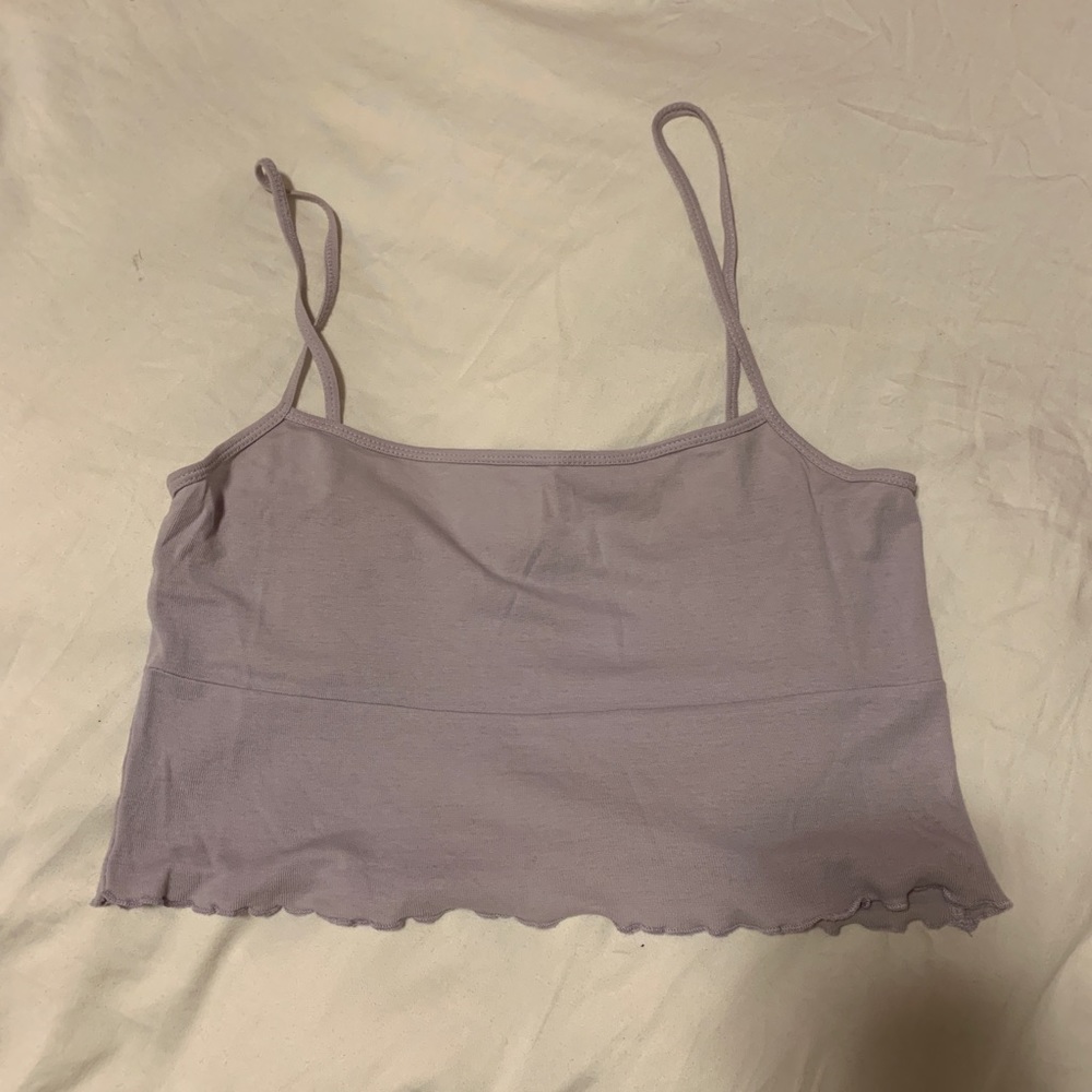 john gault lilac tank top